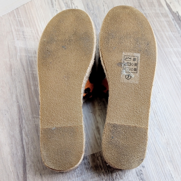 CAMEL TOES ESPADRILLES LEOPARD PRINT PLATFORM - Picture 7 of 8